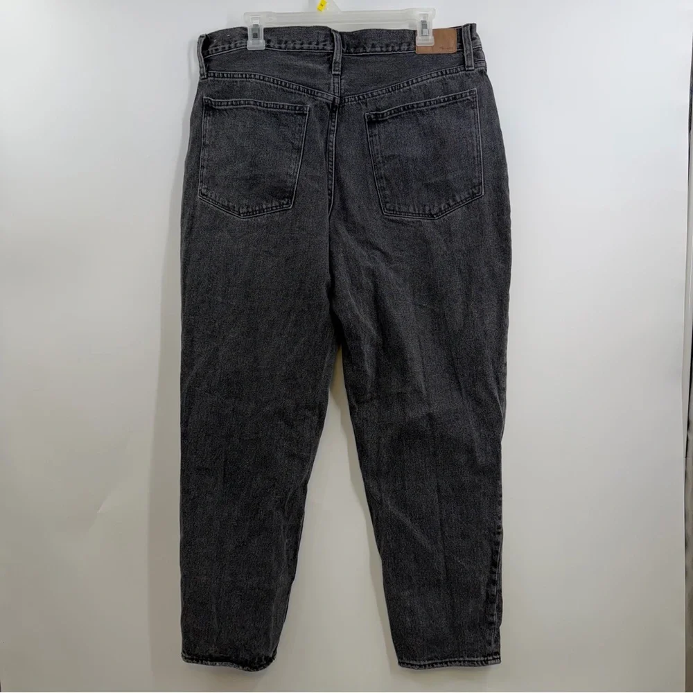 Madewell Baggy Tapered Jeans 32T Mackinnon Wash Charcoal Gray Tall
